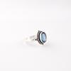 London Blue Topaz Gemstone 925 Sterling Silver Jewelry Handmade Engagement Ring RR-9-7