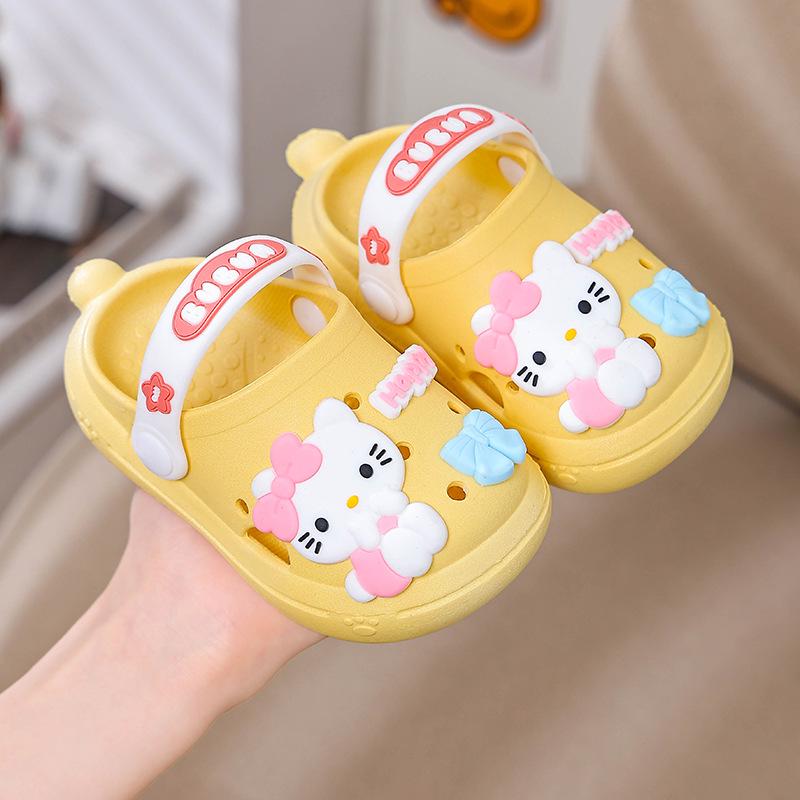 2026 Non-slip Toddler Bath Slippers for Girls - Summer Clog Shoes for Kids
