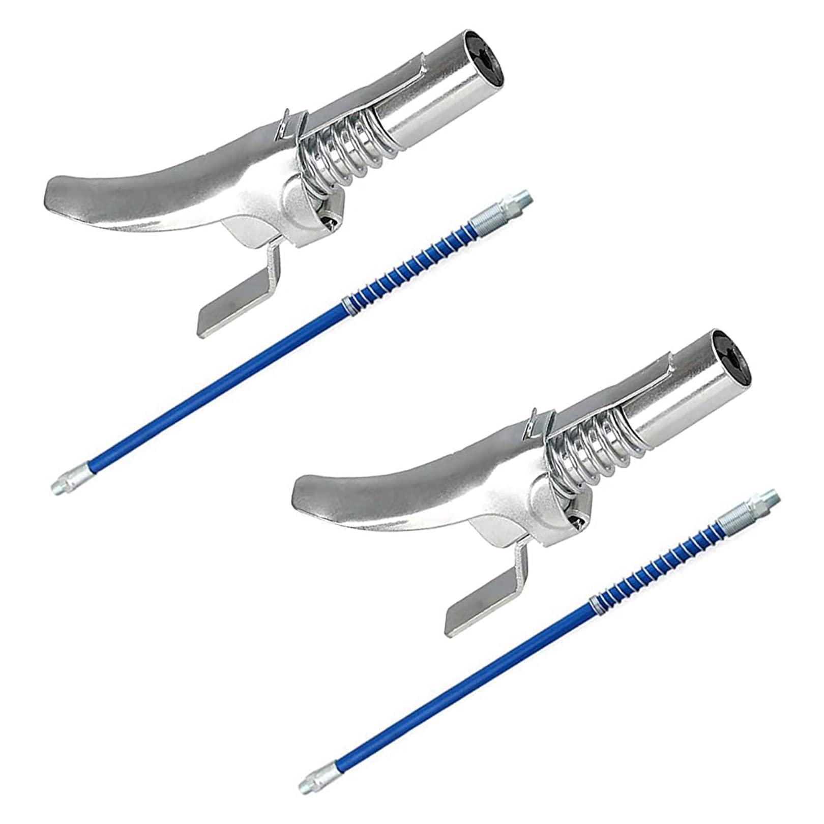 

sac taske Grease Coupler Lock-On Grease Gun Injector Nipple & Flexi Hose (Set of 2)