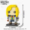 MOC1496 MOC7327 Sci-fi TV Series Characters Brickheaded Model Bricks DIY Assembled Building Blocks Figure Toy For Children Adult