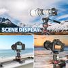 Camera Leveler Base Aluminum Alloy 3 Bubble Levels Tripod Head Leveling Base Strong Load Bearing For Panoramic Photography