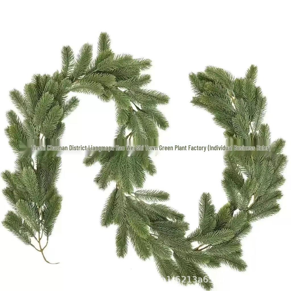 Christmas Greenery: Artificial Pine & Cypress Rattan Decoration for Homes & Restaurants