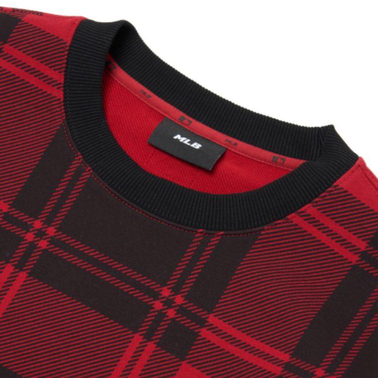 MLB Sweatshirts Unisex Red Crew Neck Moderate Regular 3AMTC2114-43RDD
