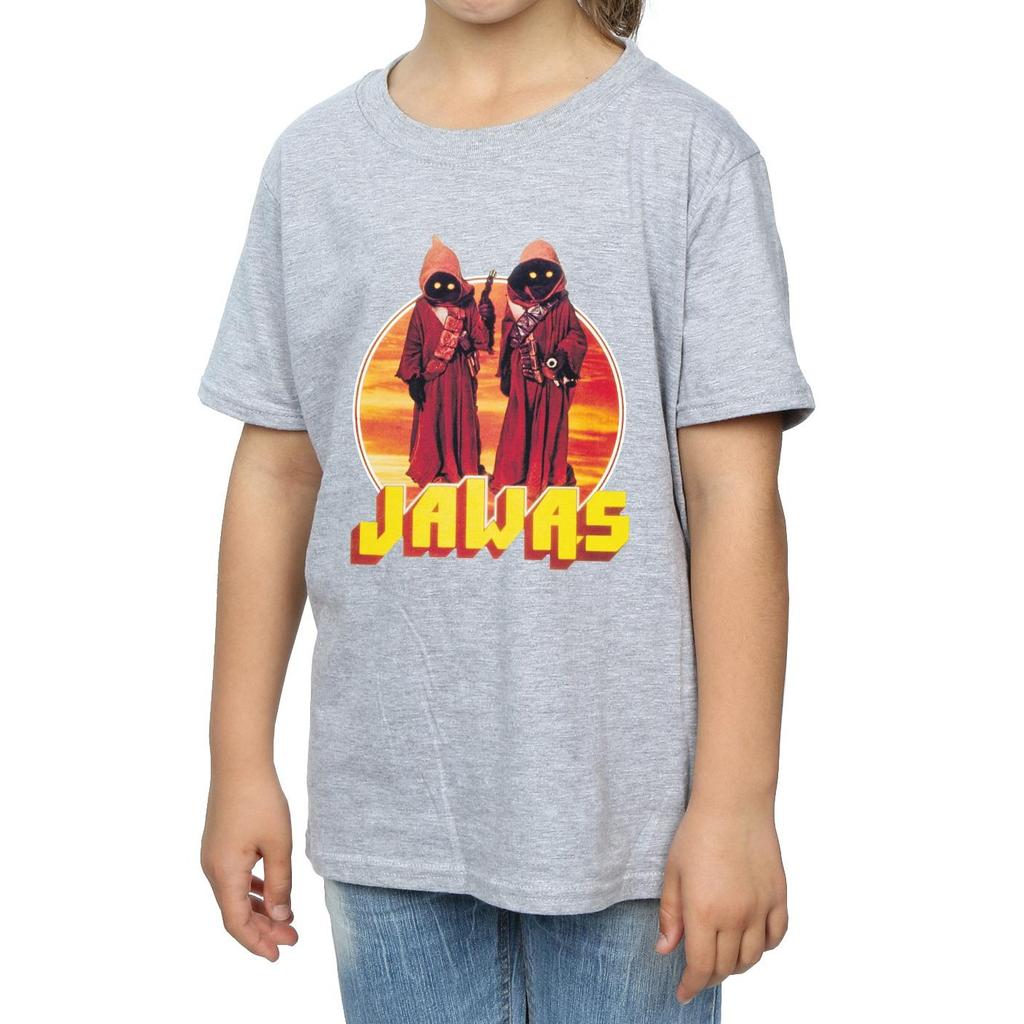 STAR WARS Mädchen A New Hope Jawas Baumwoll-T-Shirt