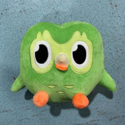 Nouveaux jouets en peluche hibou Duo Pushie de Duo The Owl Plushie Dolls Duolingo Plushie Duo Green Owl Baby Toys Cadeau d'anniversaire Accueil