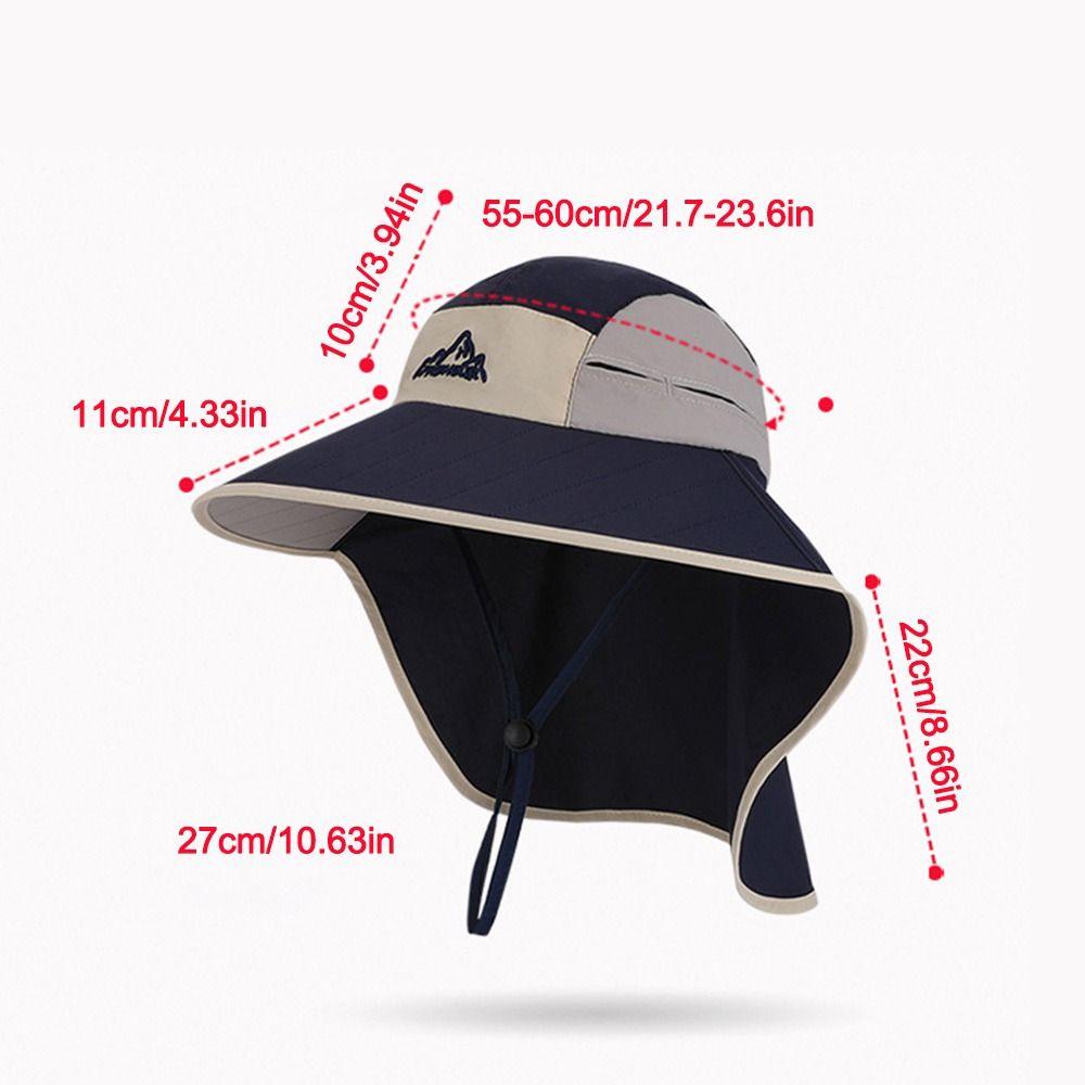 Quick-Drying Fishing Hat Wide Brim Panama Hat Casual Hiking Hat Summer
