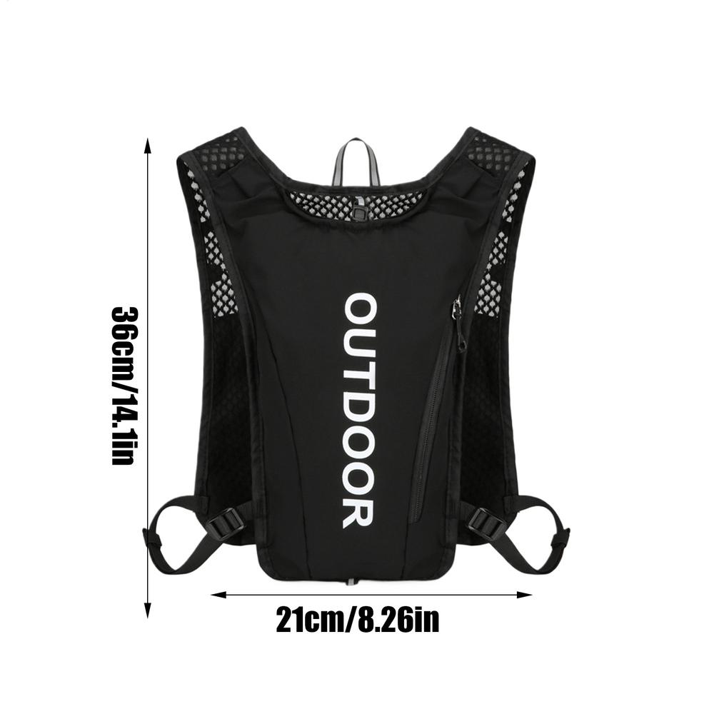 5L Atmungsaktive Trinkweste Trailrunning-Rucksäcke Leichtgewichtige Radfahren Laufen Joggen Marathon-Rucksack Fahrradfahren Klettertasche