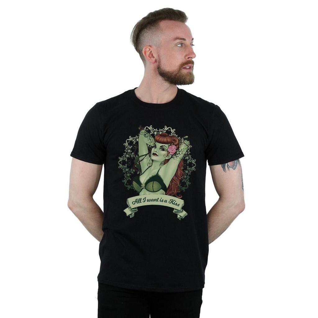 DC Comics Herren Poison Ivy All I want Is A Kiss T-Shirt