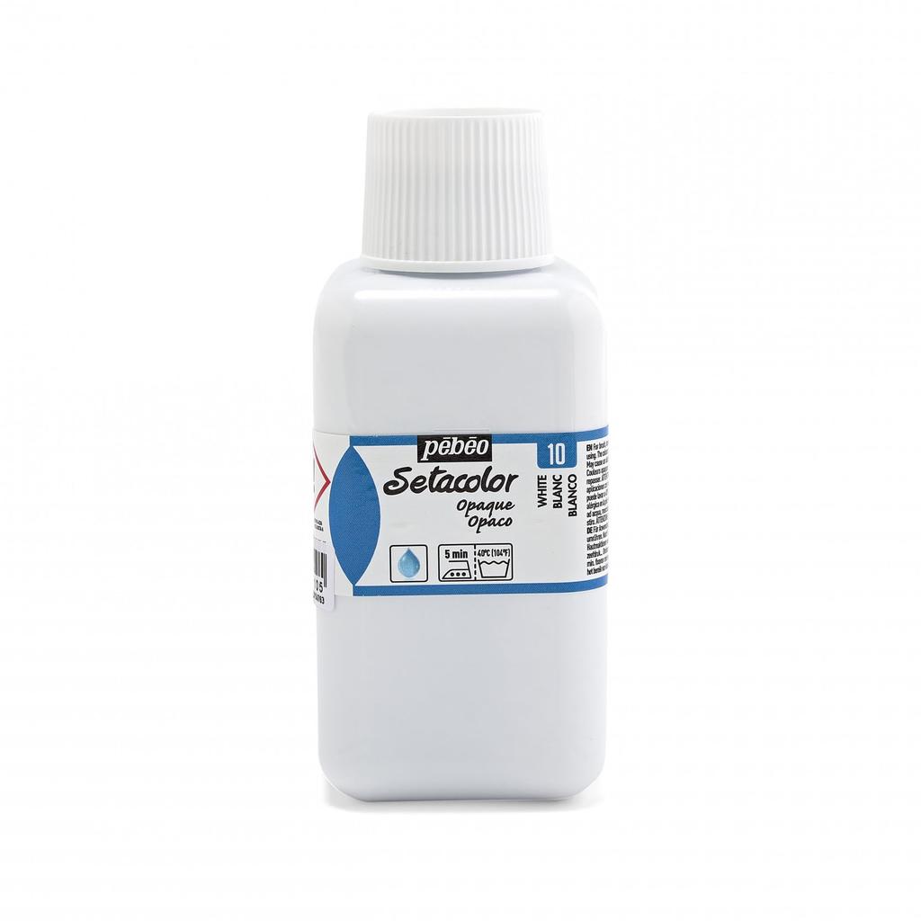 Pebeo Fabric Paint Can Paint On Dark Fabrics Seta Color Opaque Color 250ml Titanium White 10