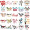50 Inspirational Thank You Stickers Decorate The Suitcase Notebook Waterproof and Not Repeating Stickers
