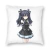 Uni Hyperdimension Neptunia Square Pillowcase Polyester Linen Velvet Pattern Zip Decor Throw Pillow Case Bed Cushion Cover