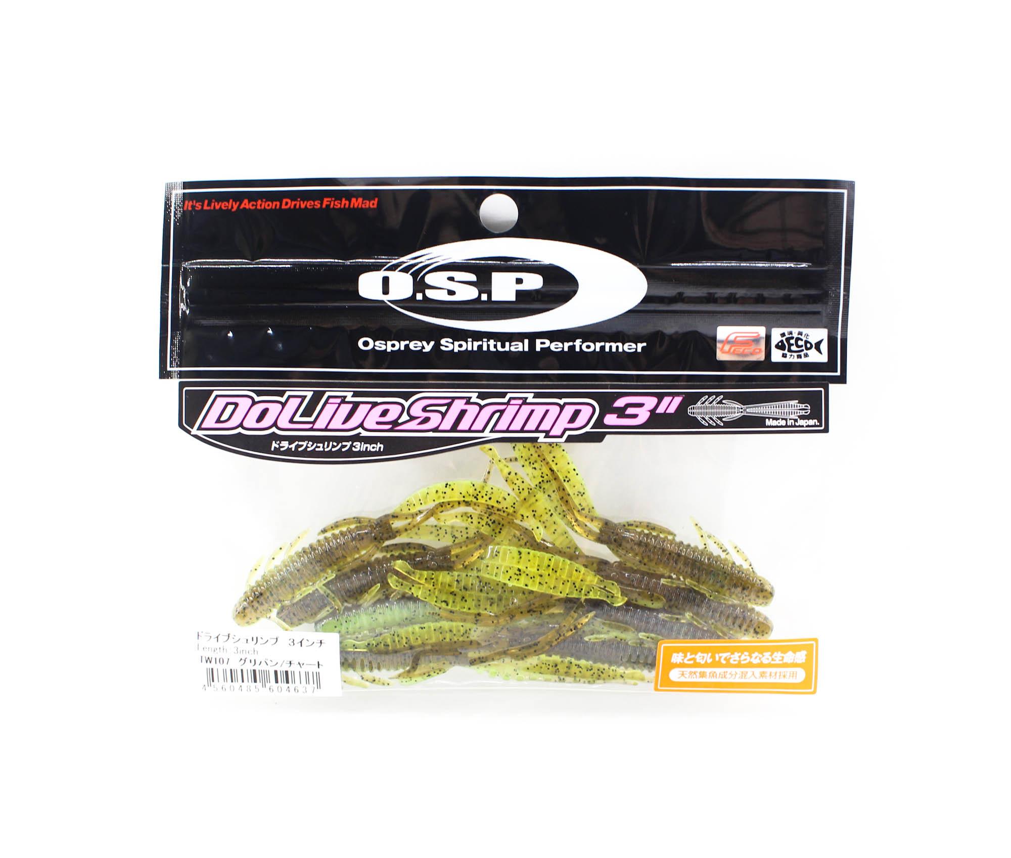 

OSP Soft Lure Dolive Креветка 3 дюйма TW-107 (4637)