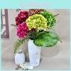 Mehrfarbiger simulierter Hydrangea macrophylla künstlicher Strauß für Hochzeitsdekorationen und Event-Fotografie-Requisiten