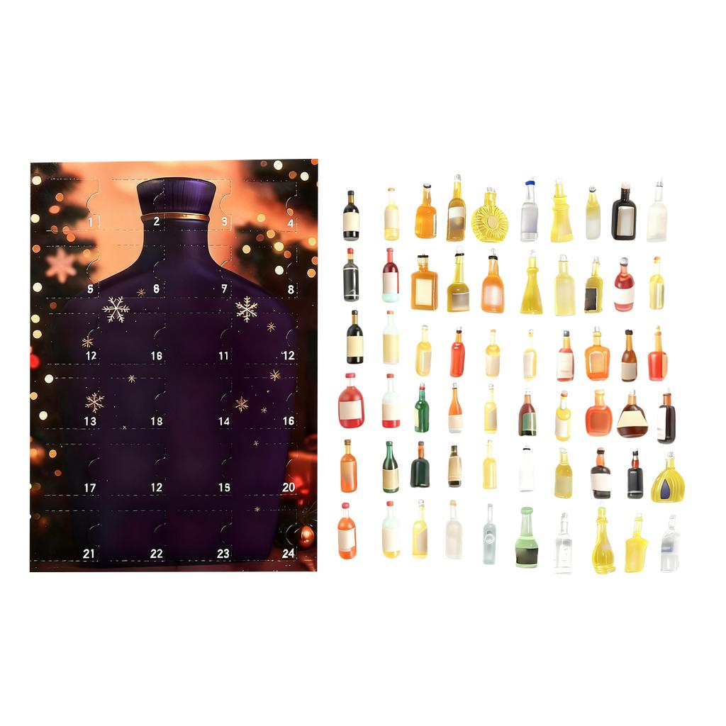 3D Flat Aircraft Box 24pc  Series Advent Calendar Christmas Countdown