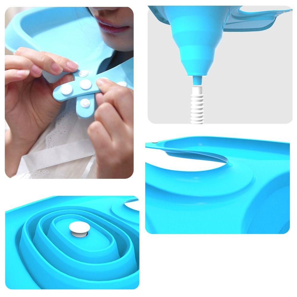 Lavabo Plegable Portátil para Lavar el Cabello Bandeja Plegable para Lavar el Cabello Lavabo Plegable para Champú Para Salón de Peluquería