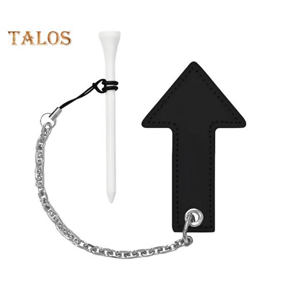 

Т-образные клюшки для гольфа с цепью, высокая устойчивость, компактный дизайн, легко носить с собой, прочные клюшки для гольфа, аксессуары для обучения замаху в гольфе чёрный