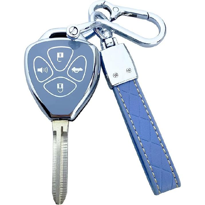 Schlüsselanhänger-Abdeckung, kompatibel mit Toyota Camry RAV4 Corolla 4Runner Avalon Venza Yaris Zubehörschale