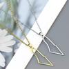 Jewish Israel Country Map Stainless Steel Gold Color Pendant Necklace For Men Women Arabic Choker Chain Amulet Jewelry Gift
