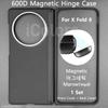 For Vivo X Fold 6 Hinge Case Aramid Carbon Fiber Magnetic Hinge Protection Case with MagSafe Central Axis Cover Super Slim Cover