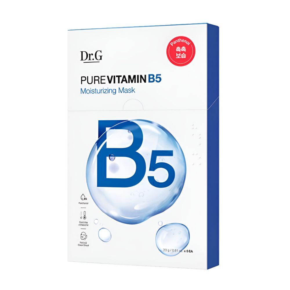 Dr.G Pure Vitamin B5 Moisturizing Sheet Mask Panthenol Hydrating Face Mask 5 Sheets