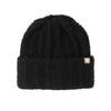 New Autumn and Winter Warm Wool Hat for Women Riding Ear Protection Simple Solid Color Pullover Hat Patch Smiling Face Versatile Knit Hat