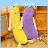 Vegetable Cartoon Pillow Banana Eggplant Plush Body Pillow For Girls And Boys