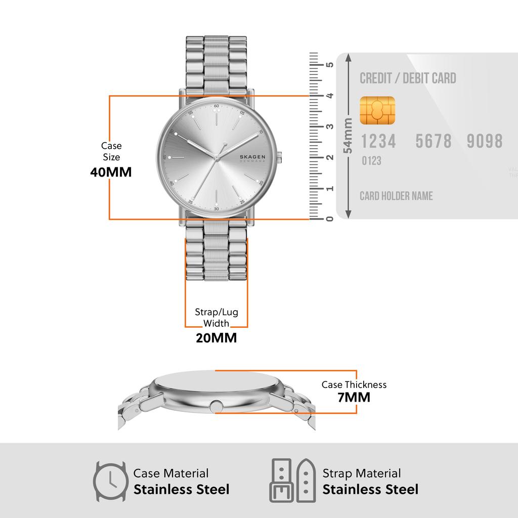 Skagen Men's Analog Stainless Steel Watch SKW6950