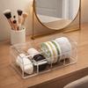 Plastic Makeup Brush Holder Large Capacity Cosmetic Storage Box Durable Hair Tie Organizer  Brushes