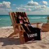 Custom Name Ultra-Soft Beach Towel with Sam and Colby Theme,Ideal for Pool - Camping, Diving - Perfect Travel Essential, Vibrant Beach Towel.