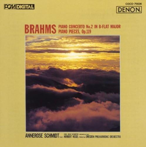 CD SCHMIDT (ANNEROSE), BRAHMS, DRESDEN - Brahms: Piano Concerto No. 2  COCO70536 Japan ObiClassical Used
