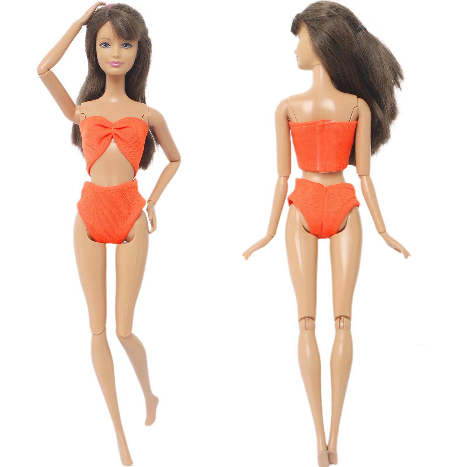 

Модная кукольная одежда Купальник Бикини Платье Летний наряд Топы Брюки Купальные костюмы Пляжные аксессуары Одежда для куклы 1/6 Игрушки для девочек