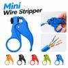 Ring Finger Grip Mini Wire Stripper Spring Assisted Cable Stripper for Cat5e-Cat8 Network Cable