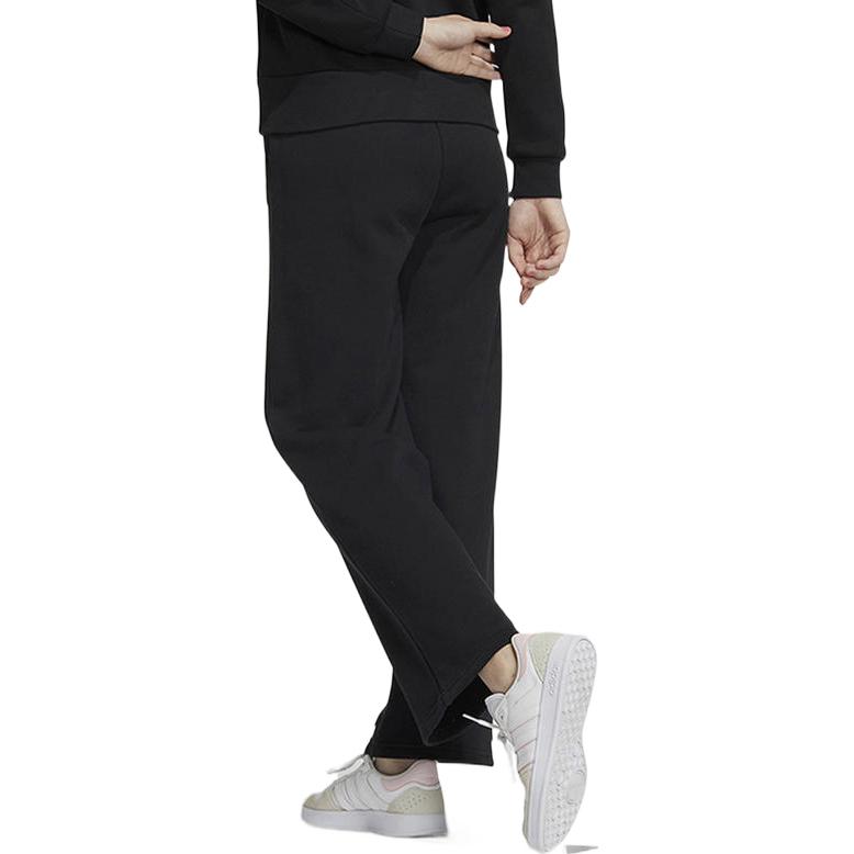 adidas Pantaloni Sportivi Casual a Gamba Dritta Monocolore Neo Donna Fondo Nero HM9554