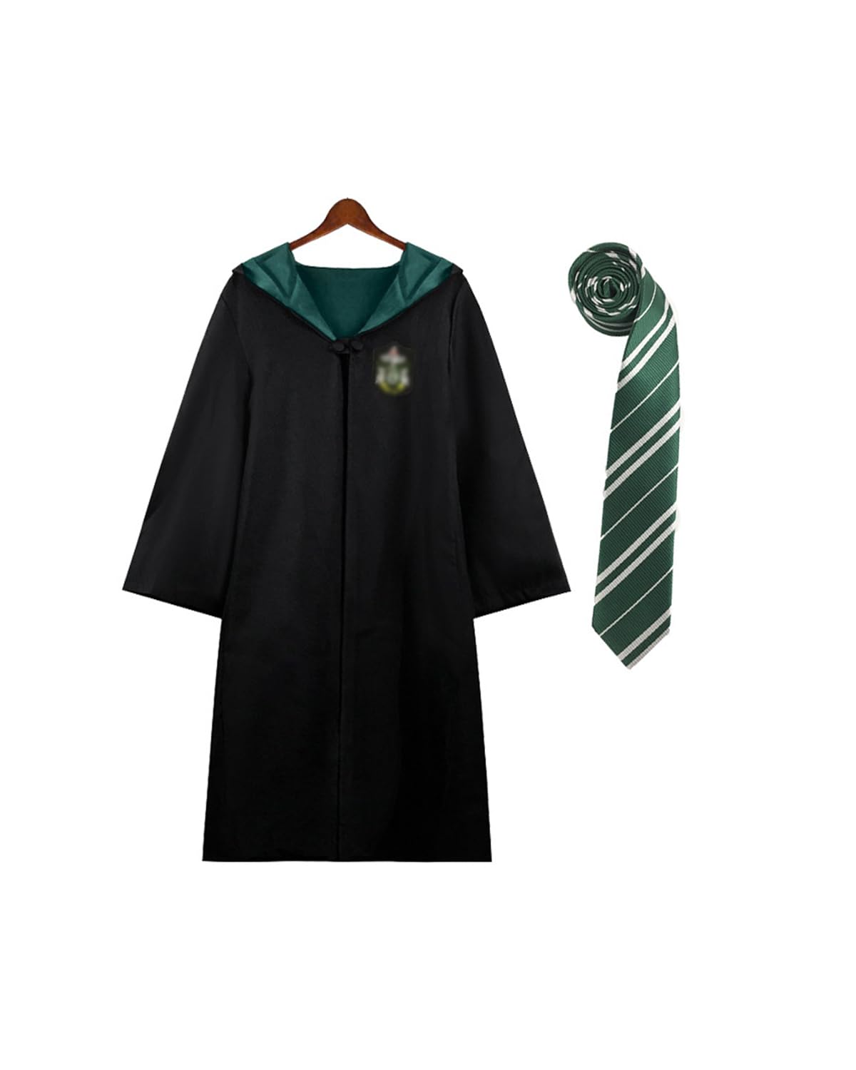 

[JIURUN] Cosplay Costume, Magic Robe Cape, High-Definition Embroidered Badge, Tie, Outfit, Costume, Cosplay, Unisex, School Festival, Birthday Party,