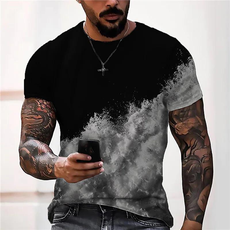 Black White Stripes 3D Print T-Shirts Summer Men Women O Neck Short Sleeve T Shirt Oversized Harajuku Tees Tops Kids Clothing