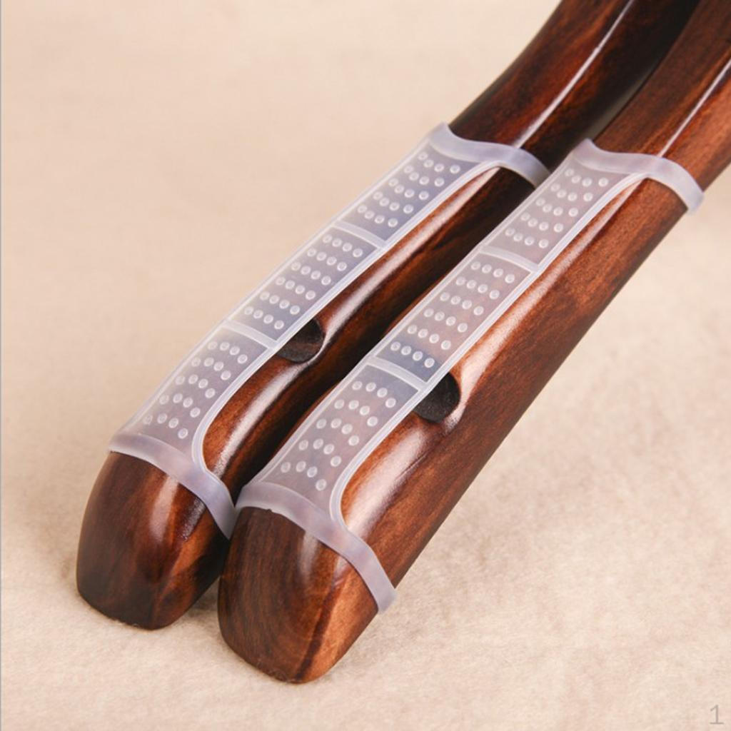 

100 шт. Нескользящие силиконовые накладки для вешалок для одежды, белые