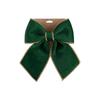 Christmas Decorations High-end Gold Velvet Bow Christmas Flocking Bow Large Red