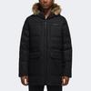 Adidas Neo Down Parka Solid Color Mid-Length Cotton Jacket Winter Men Jacket Black DM2202