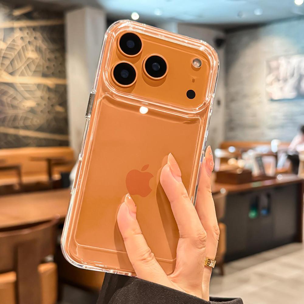 New Transparent Acrylic Clear Phone Case For iPhone 17 Pro Max 17 Air 16 15 14 13 12 11  Plus Soft Shockproof Bumper Cover