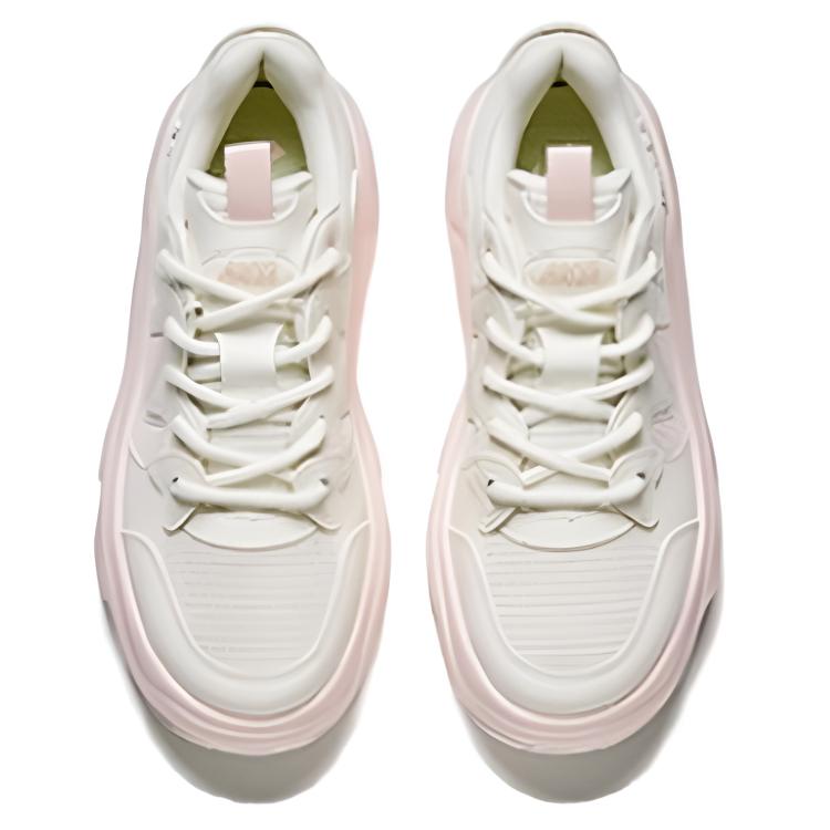 Anta Ice Cream Abrasion Resistant Height Increasing Abrasion Resistant Height Increasing Low top Skateboard Shoes 922538022-2