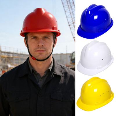 Schutzhelm 6-Punkt-Ratschenaufhängung Helm für Arbeitssicherheit Hartschale Schlagfest Heim-Kopfschutz