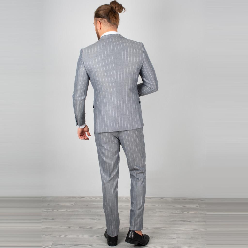 Traje de corte slim de corte italiano a rayas de DeepSEA 2001070 comprar a  buen precio — entrega gratuita, reseñas reales con fotos — Joom