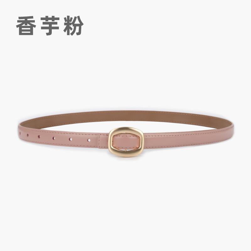 Women'S Leather Women'S Belt Simple Casual Pants Jeans Decoration Women'S Bf Style