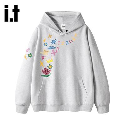 Izzue Unisex American Retro Kapuzensweatshirt