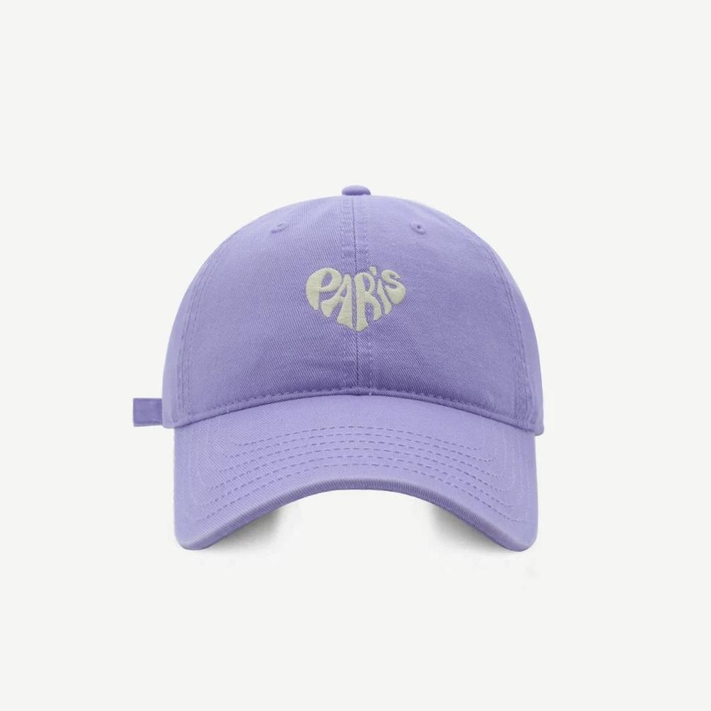 Koreanischer Stil Trendige Marke Reine Baumwolle Neues Lässiges und Personalisiertes Besticktes Weiches Oberteil Retro und Modische Baseballkappe für Damen