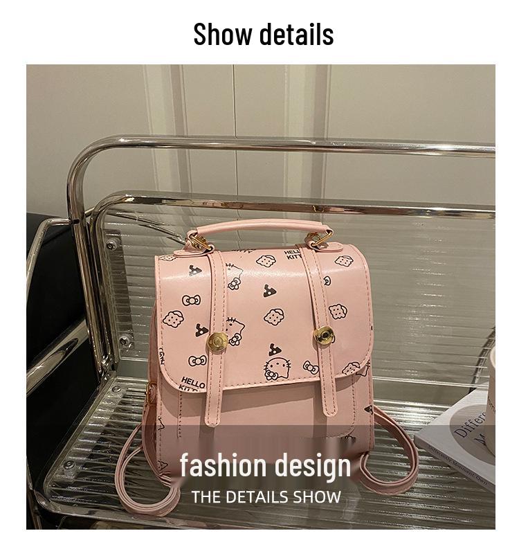 Damen Sommer 2025 Minimalistische Retro Schultertasche & Vielseitiger Rucksack