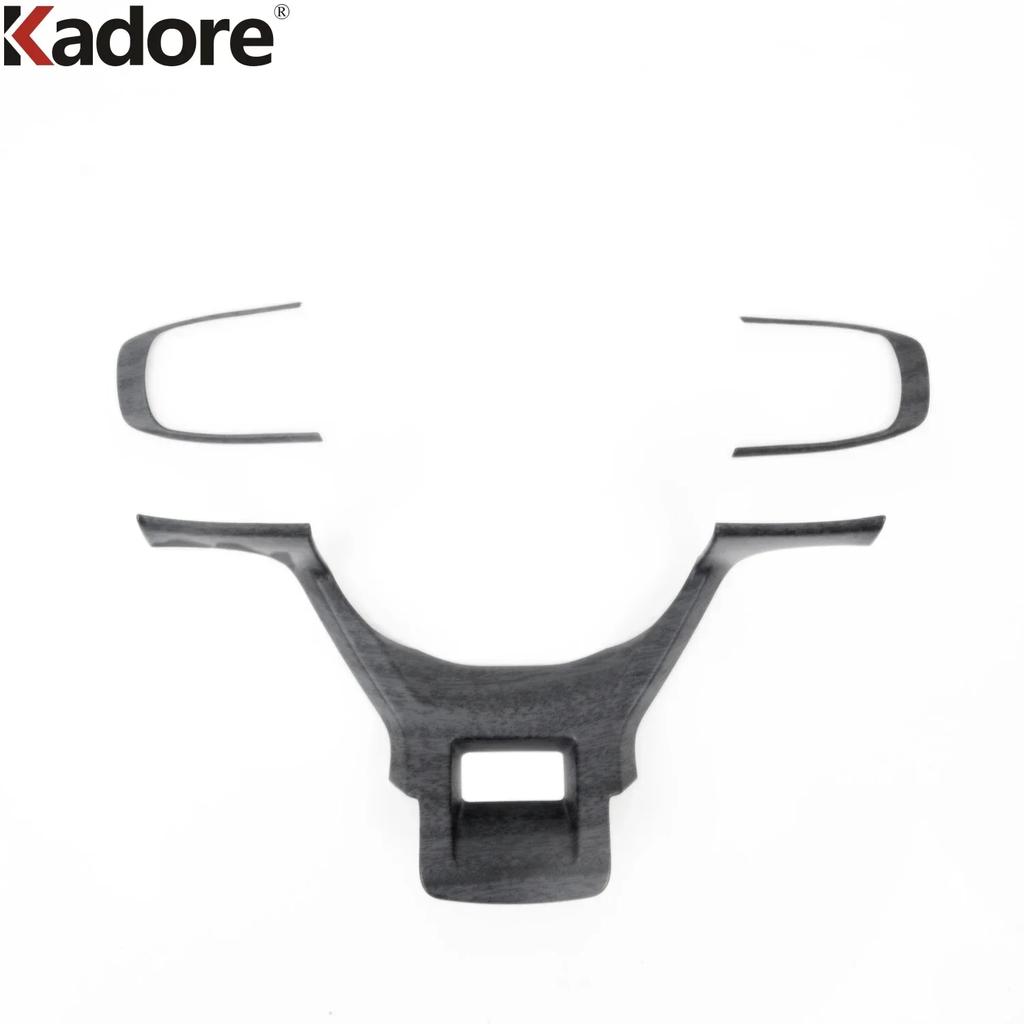 For KIA Sportage NQ5    2024 Carbon Fiber Car Steering Wheel Panel Cover Trim Interior Mouldings Accessories