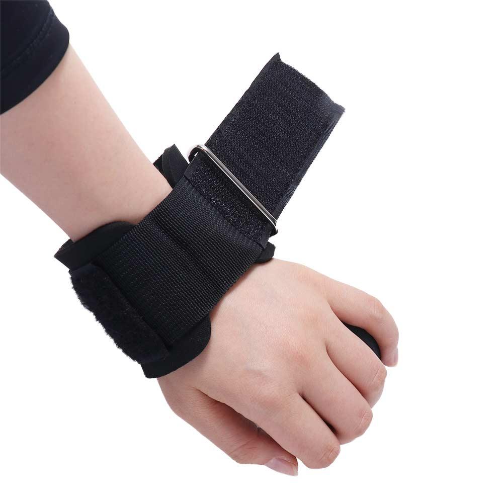 1 PC/Pair Adjustable Weight Lifting Grip Hook Non-Slip Steel Hook Grips Strap  Dumbbell