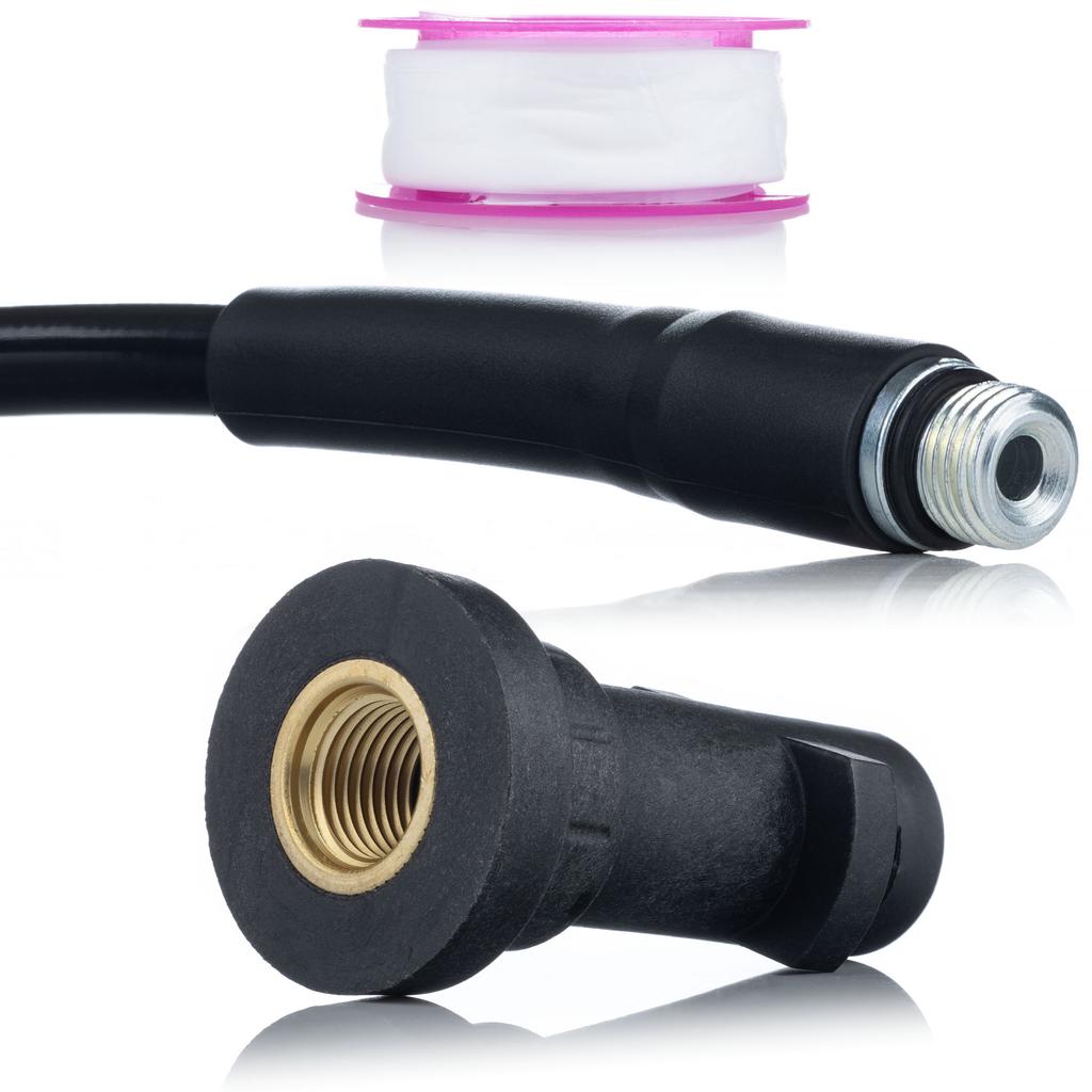 Rosfix Wąż do Czyszczenia Kanalizacji 35m – Wysoka Odporność na Ciśnienie 160 Bar | Dysza 1+3 | Uniwersalne Złącze Bayonet