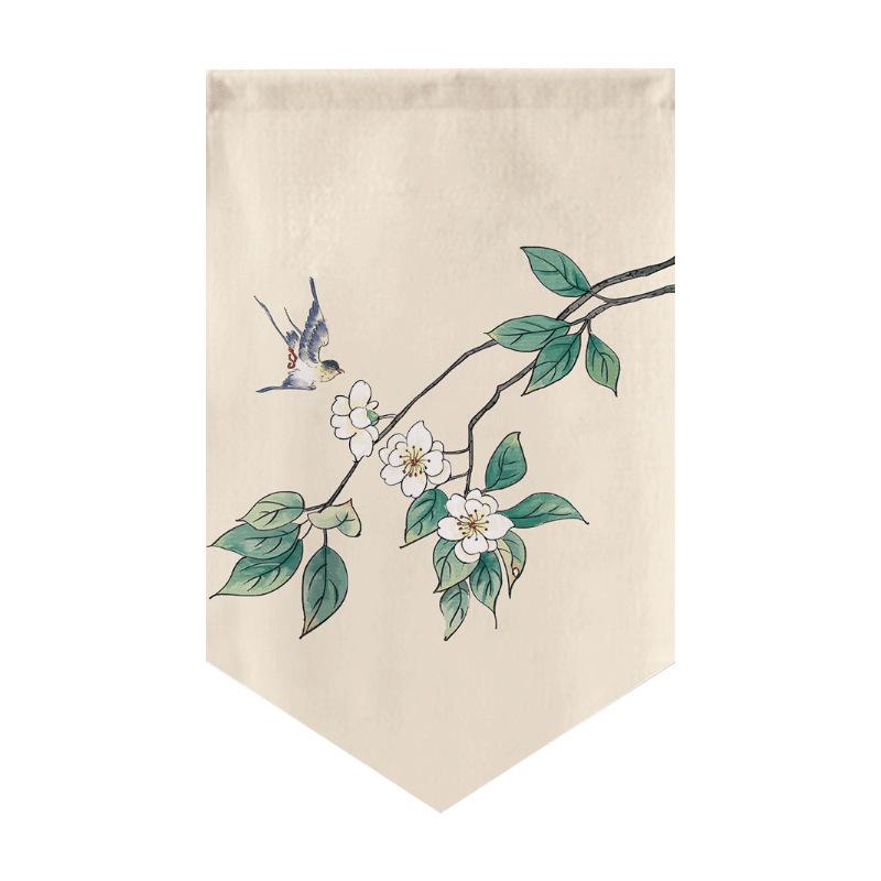 Chinese Decor Traditional Curtain Kitchen Short Curtain Noren Shop Japanese Style Curtain Small Window Restaurant Sushi Decor